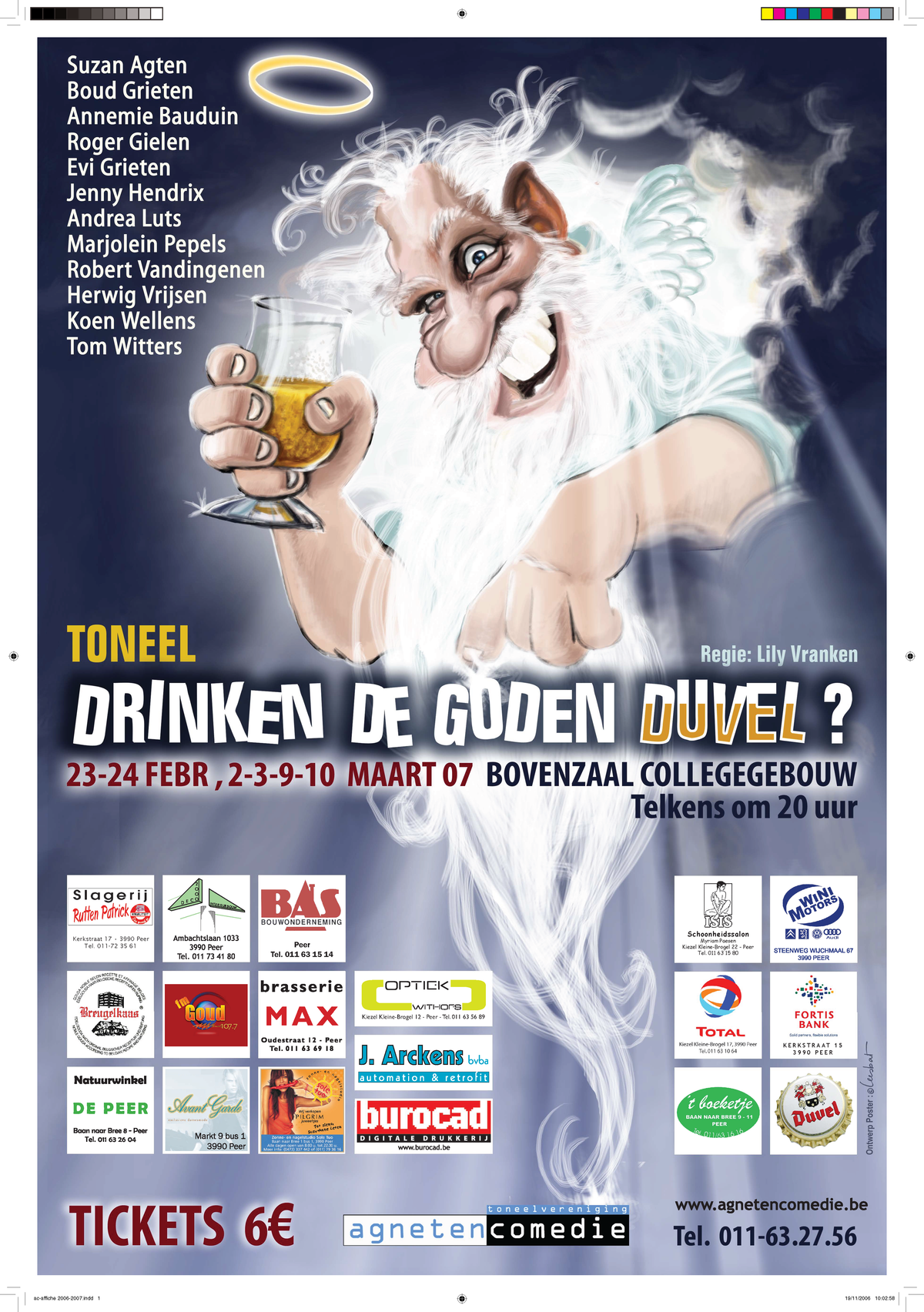 Affiche Drinken de Goden Duvel?